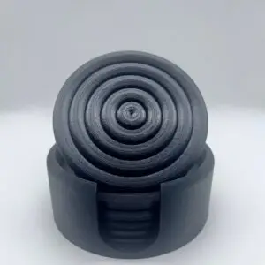 The Ripple: 6 Piece 3D Printed Coaster Set