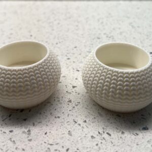 Knitted Tea light Holder Set