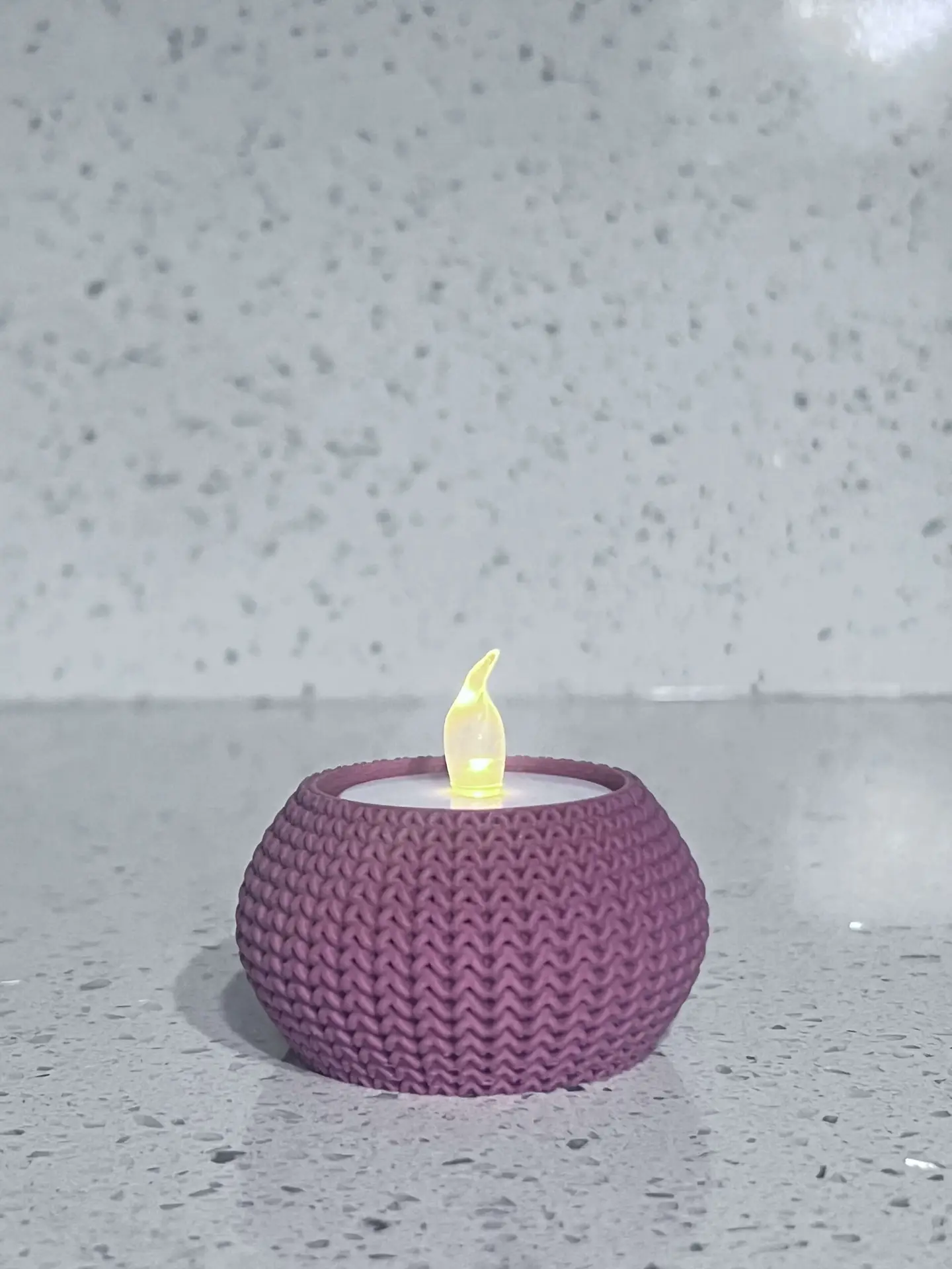 Knitted Tea light Holder Set - Image 2
